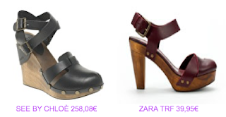 Sandalias estilo Alexa Chung: Chloè vs Zara